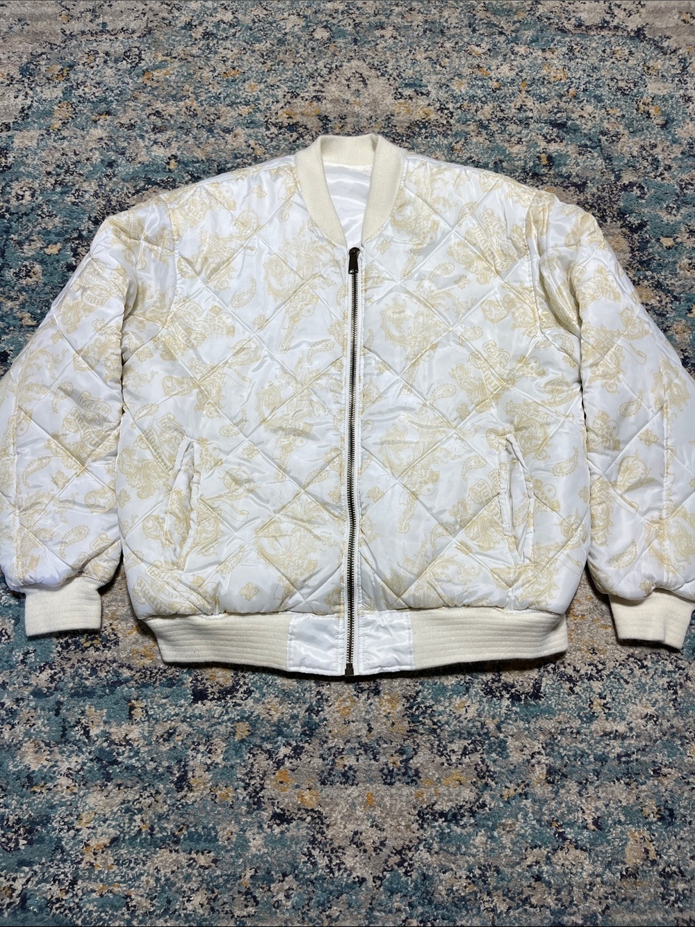 VTG Y2K South Pole Reversible Puffer Jacket Size XL